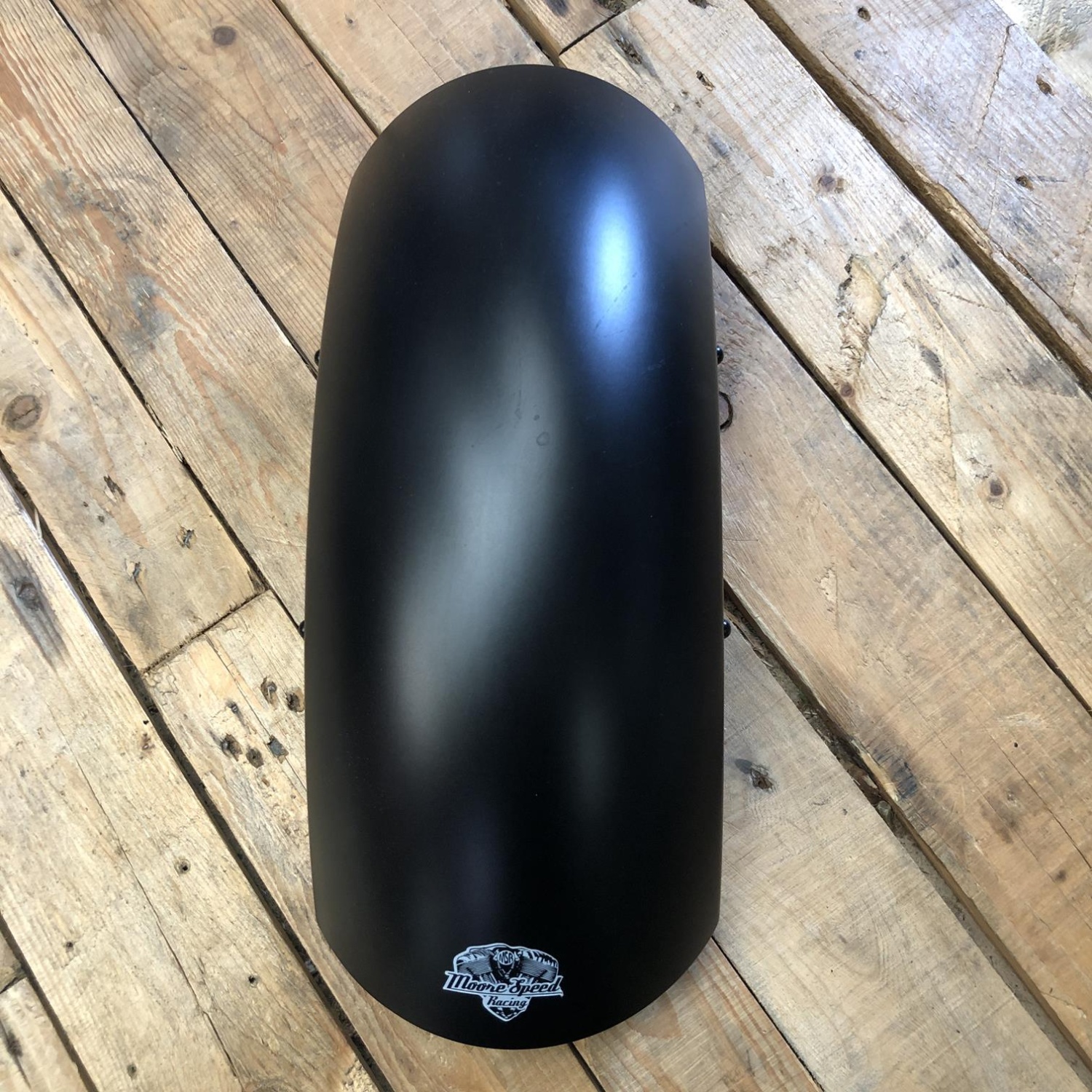 Indian Scout Bobber / Rogue / Super Scout Front Mudguard in Onyx Black Smoke